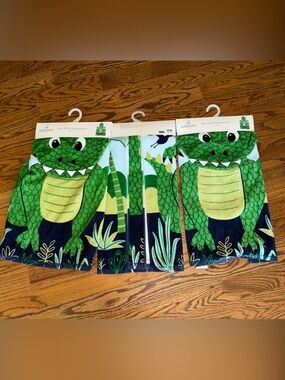 Kids crocodile Hooded Towel - Soft Bath Wrap NWT